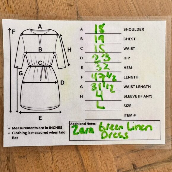 Zara Short Sleeve Linen Blend Maxi Dress - Picture 6 of 9